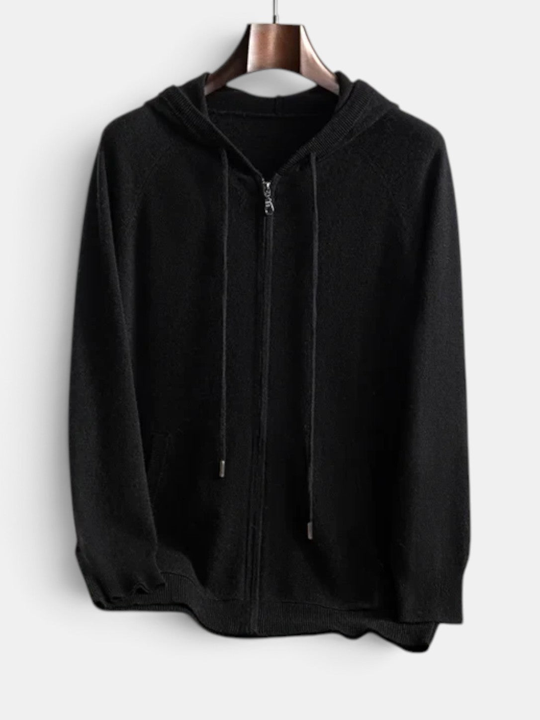Premium Cashmere Hooded Vest – 100% Cashmere