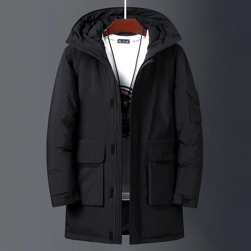 Parka Hombre de Lana de Cordero con Capucha
