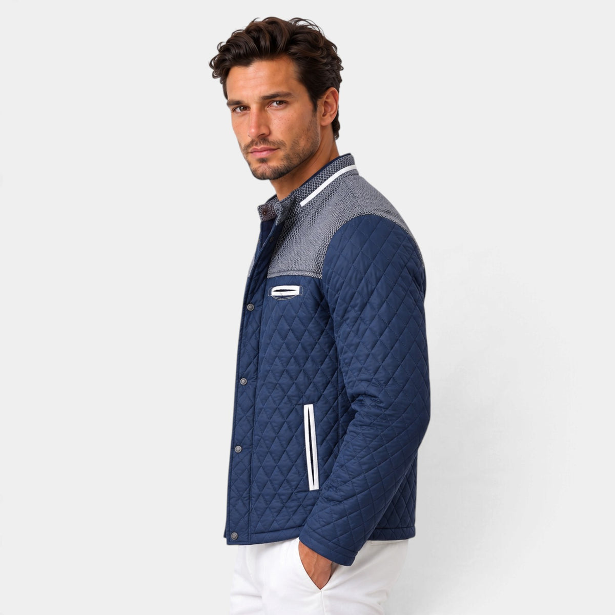 Men's Warm Winter Jacket - Heat-Tech Thermal Fabric
