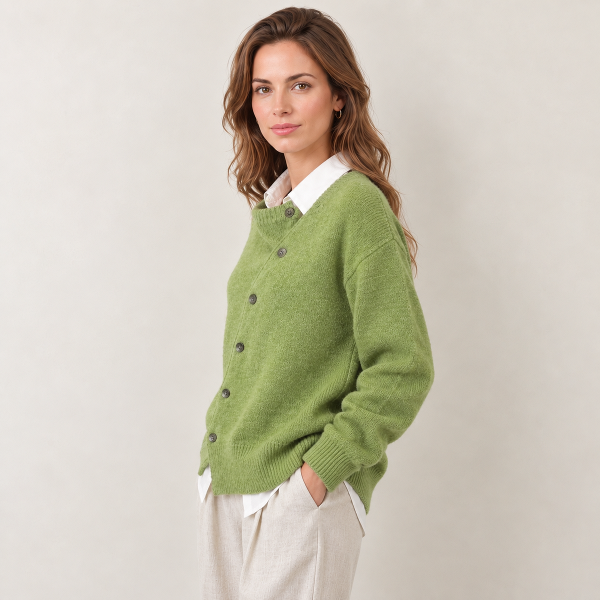 Jersey Mujer de Punto de Cachemira