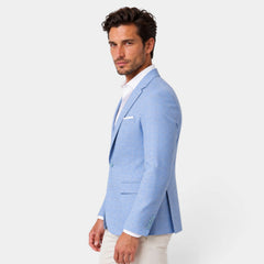 Men's Windowpane Check Slim Fit Blazer