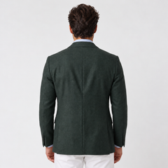 Blazer Hombre de Punto Entallado Smart Casual