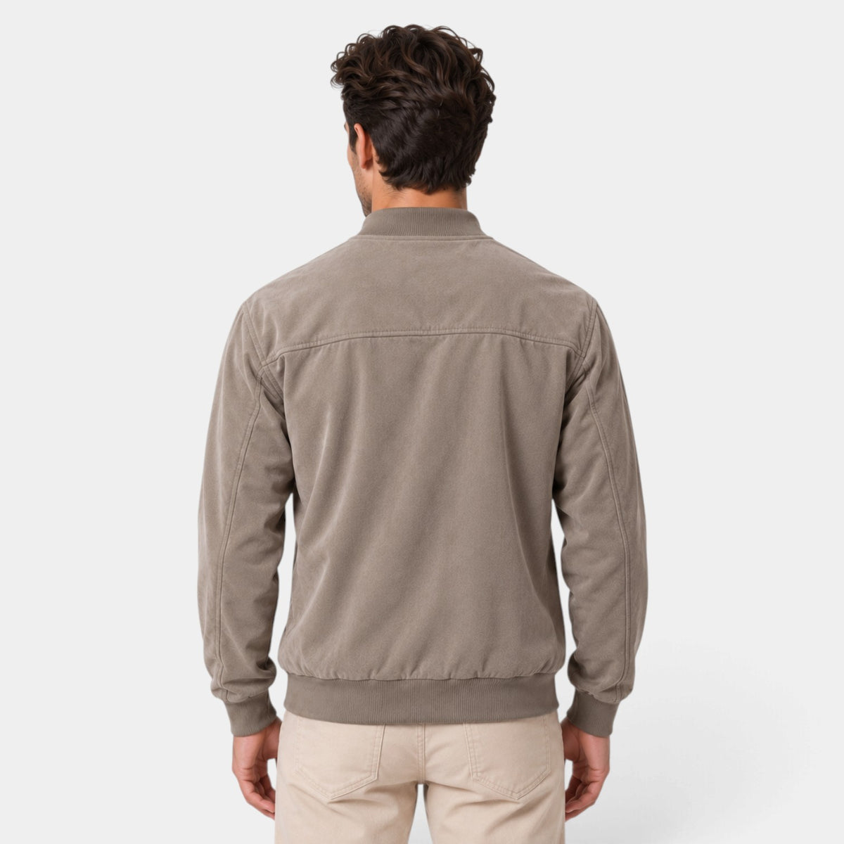 Cazadora Bomber para Hombre Cremallera Completa