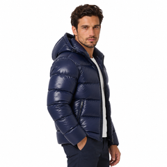 Men's Lightweight Quilted Puffer Jacket for Cold Weather