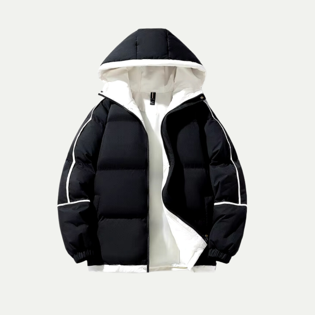 Parka Hombre Acolchado con Capucha