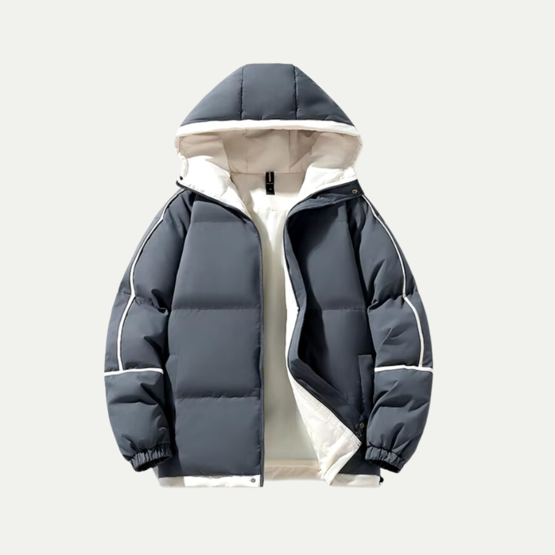 Parka Hombre Acolchado con Capucha