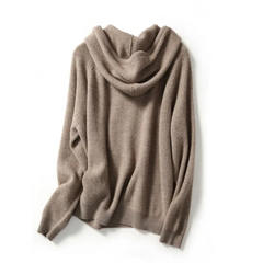 Sudadera Mujer Clásica de Cachemira con Capucha