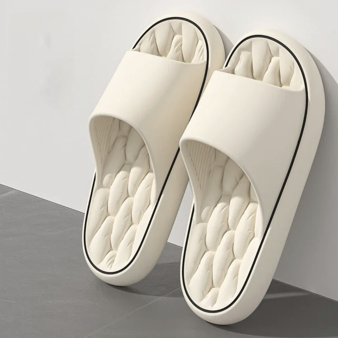 Cushioned Slide Sandals with Gel Insole