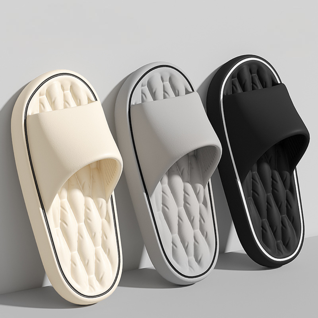 Cushioned Slide Sandals with Gel Insole
