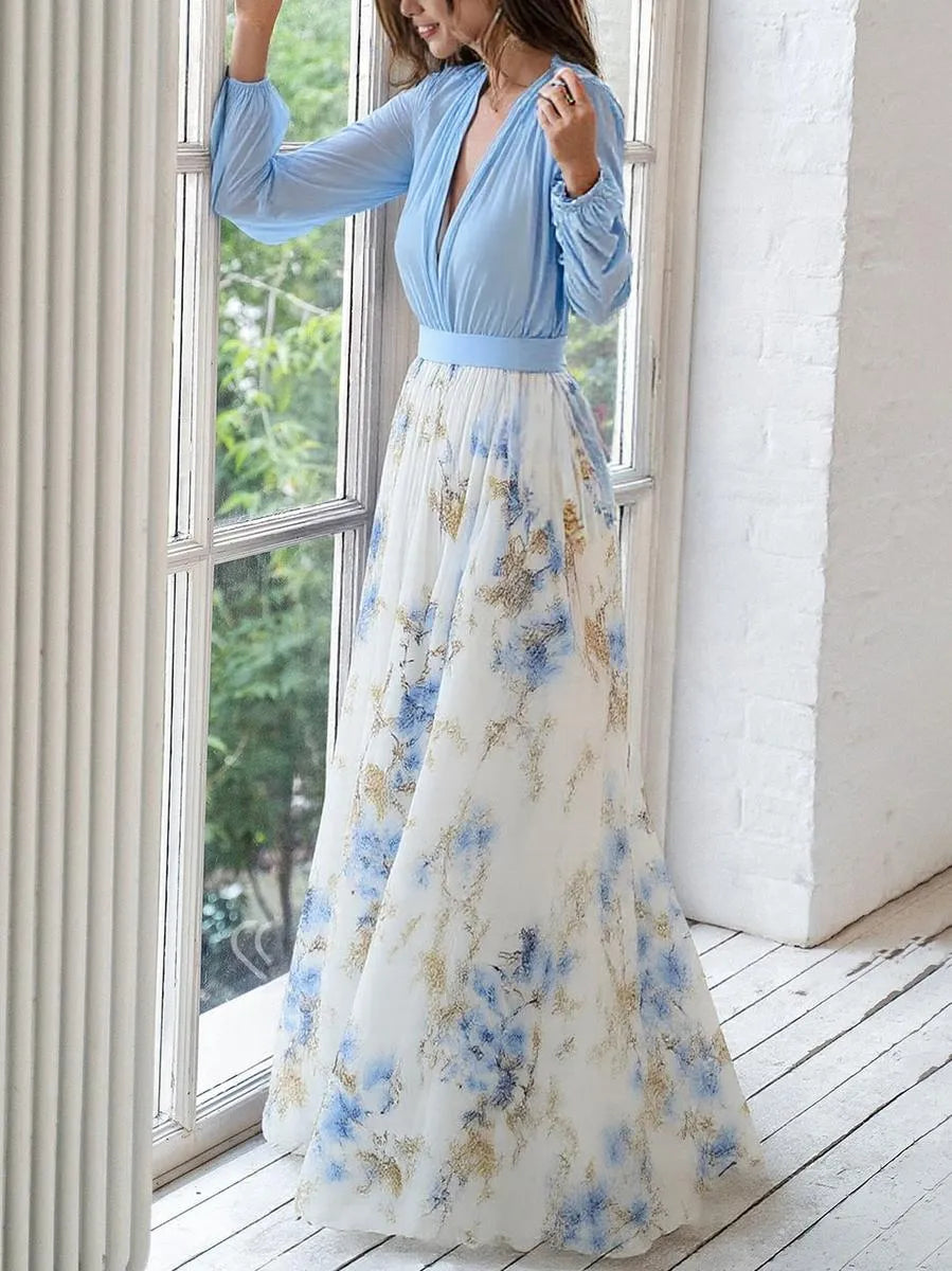 Long Floral Wedding Guest Dress