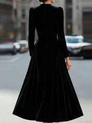 Long Sleeve Midi Wedding Guest Dress