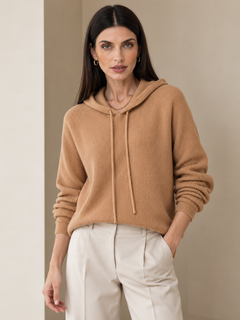Sudadera Mujer Clásica de Cachemira con Capucha