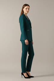 Conjunto Blazer y Pantalón Recto Mujer – Un Botón