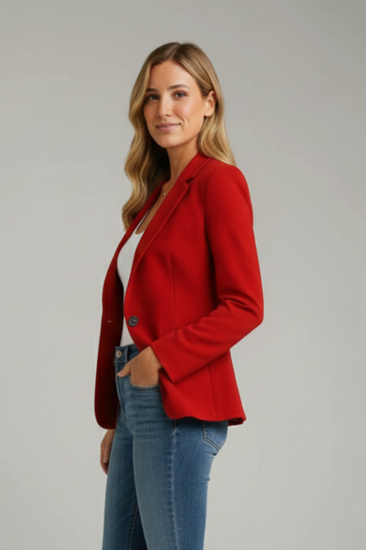 Blazer Solapa Clásica Mujer