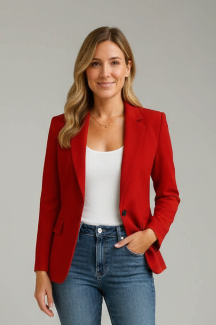 Blazer Solapa Clásica Mujer