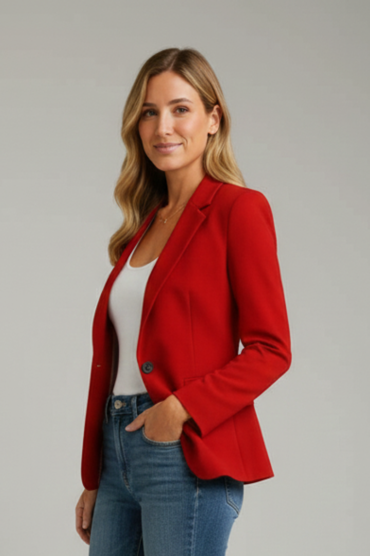 Blazer Solapa Clásica Mujer