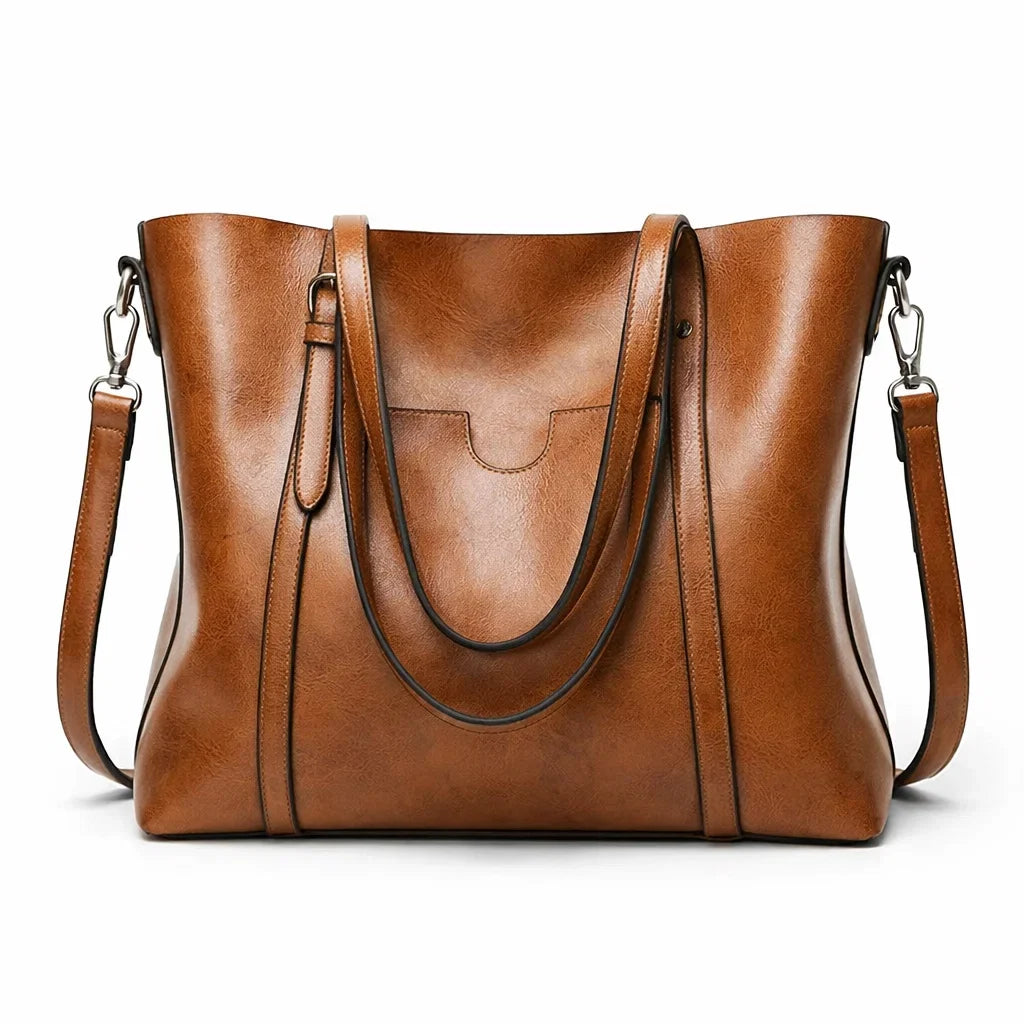 Elegant Women's Genuine Leather Crossbody Bag