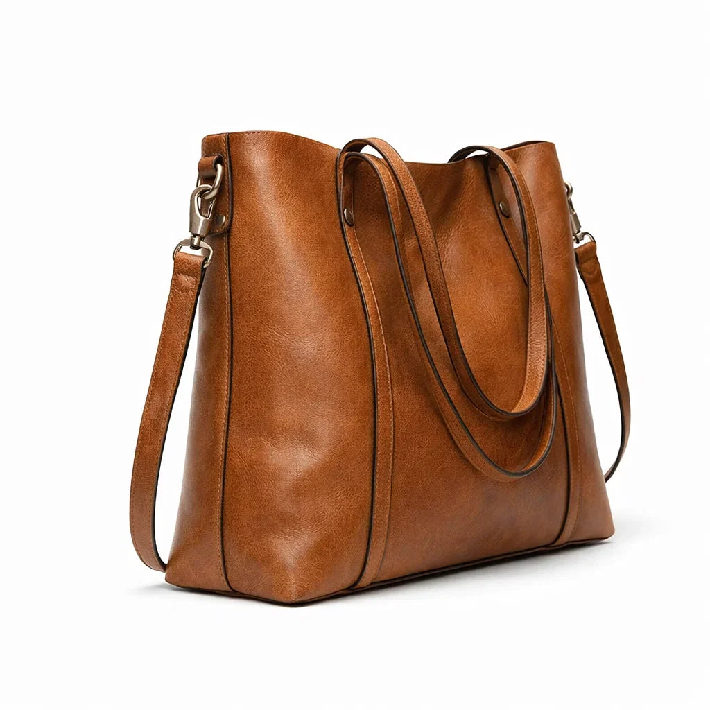 Elegant Women's Genuine Leather Crossbody Bag