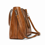 Elegant Women's Genuine Leather Crossbody Bag