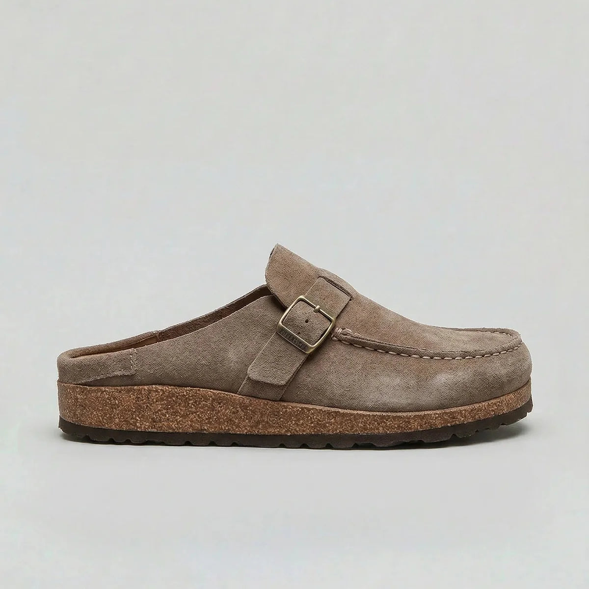 Zuecos Unisex Premium Efecto Ante – Plantilla de Corcho y Hebilla Ajustable