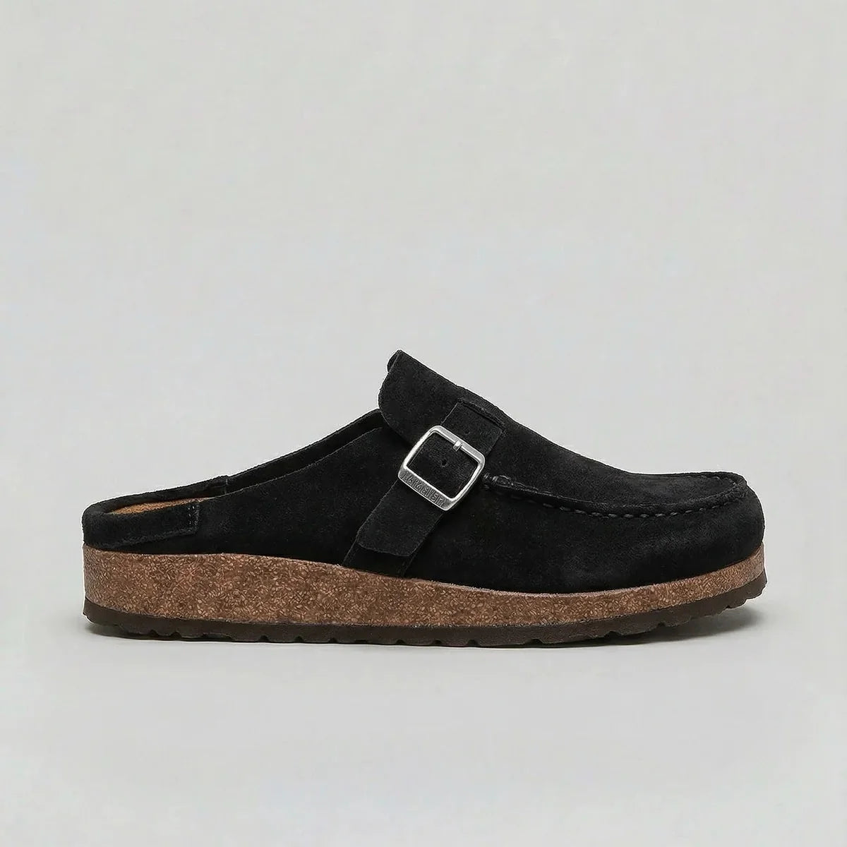 Zuecos Unisex Premium Efecto Ante – Plantilla de Corcho y Hebilla Ajustable