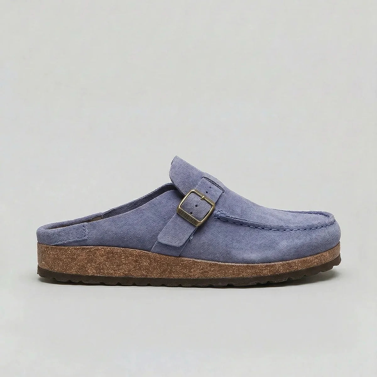 Zuecos Unisex Premium Efecto Ante – Plantilla de Corcho y Hebilla Ajustable