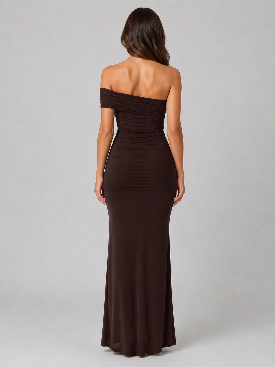 Women's Premium Asymmetrical Maxi Dress – Elegant One-Shoulder Dress