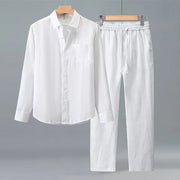 Men's Premium Linen Set – Breathable Summer Outfit