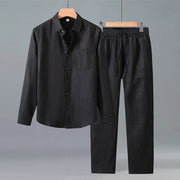 Men's Premium Linen Set – Breathable Summer Outfit
