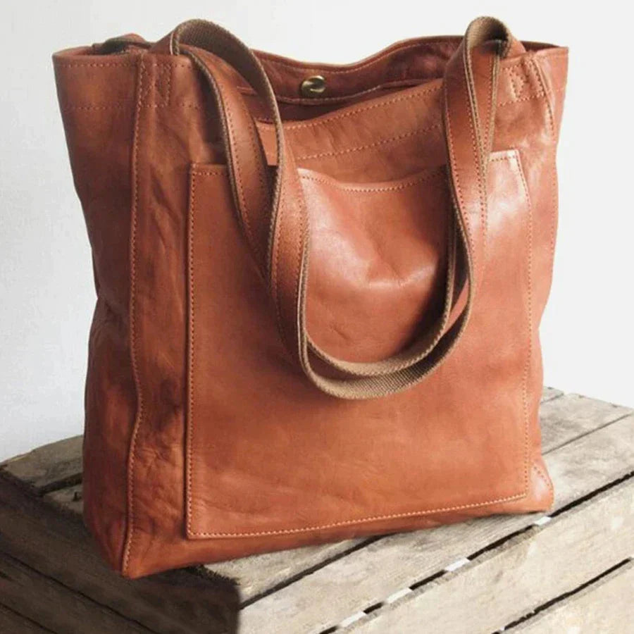Bolso de Mano para Mujer en Cuero Sintético con Correa Ajustable
