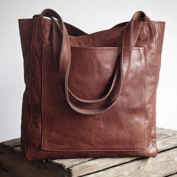 Bolso de Mano para Mujer en Cuero Sintético con Correa Ajustable