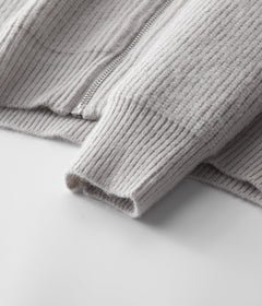 Men's 100% Merino Wool Zip Cardigan - Knit Sweater Jacket