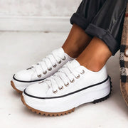 Zapatos Mujer Cómodos con Tacón Grueso Estilo Urbano