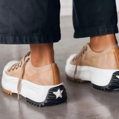 Women's Comfortable Chunky Heel Shoes - Casual Block Heel