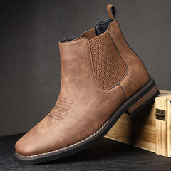 Men's Classic Laceless Chelsea Boots - Elastic Side Panels