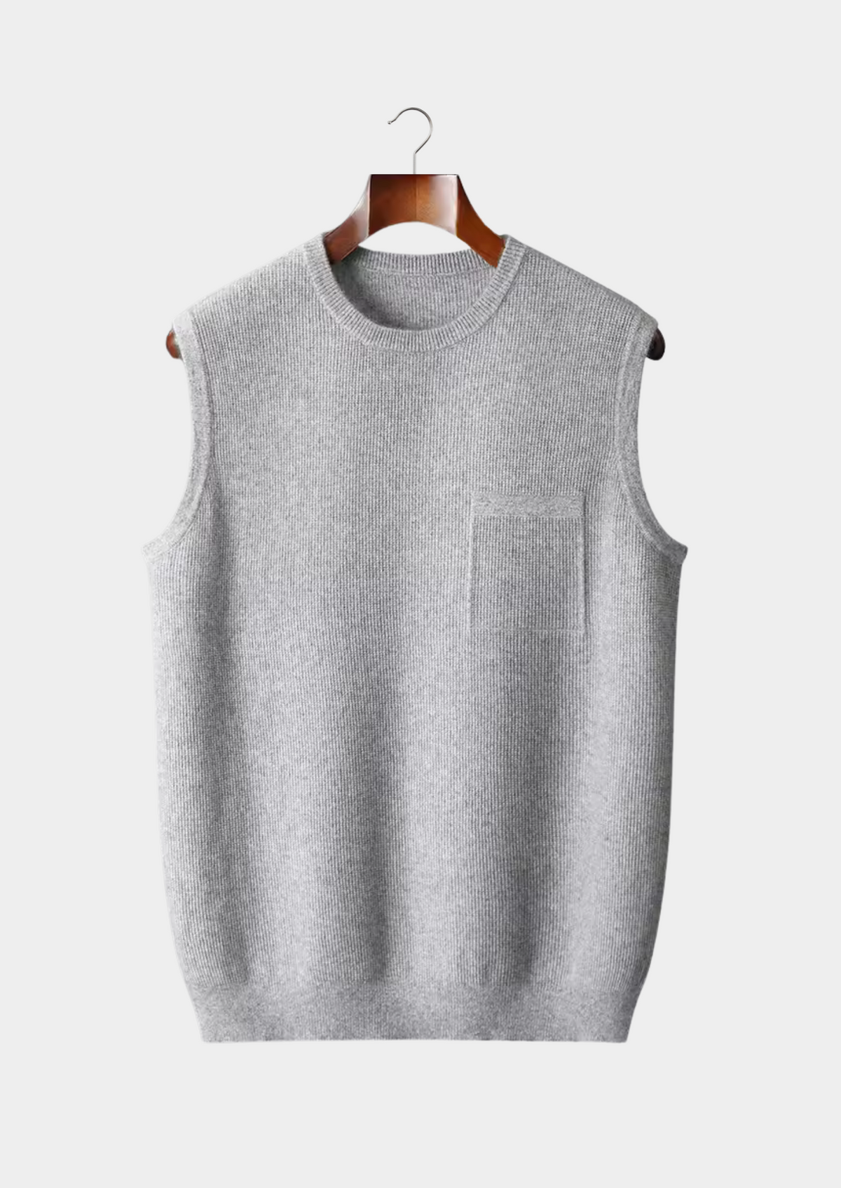 Chaleco de Cashmere Premium – 100% Cashmere Cuello Redondo