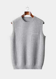 Chaleco de Cashmere Premium – 100% Cashmere Cuello Redondo
