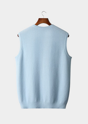 Chaleco de Cashmere Premium – 100% Cashmere Cuello Redondo