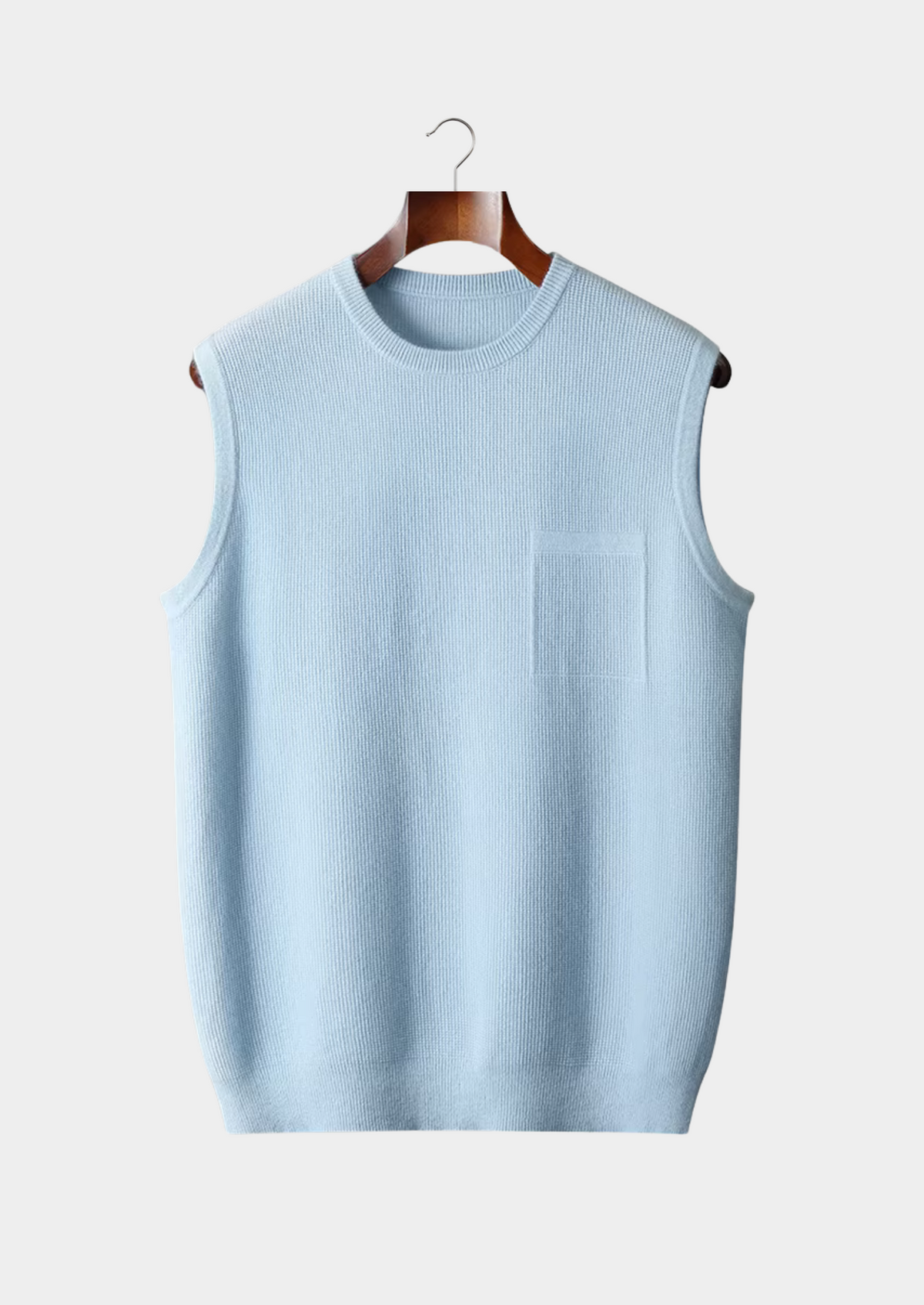 Chaleco de Cashmere Premium – 100% Cashmere Cuello Redondo