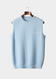 Chaleco de Cashmere Premium – 100% Cashmere Cuello Redondo