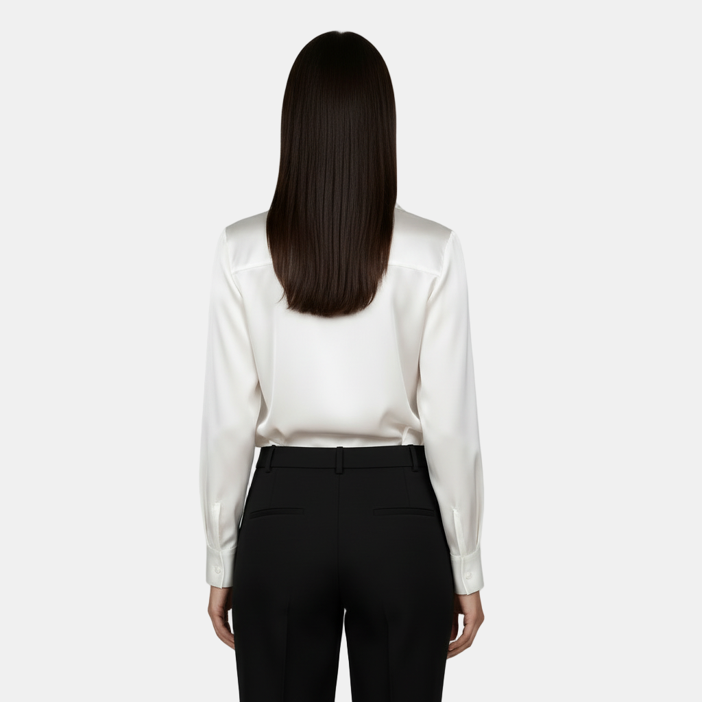 Top Manga Larga Mujer Otoño/Invierno - Escote V, Elegante y Cómodo