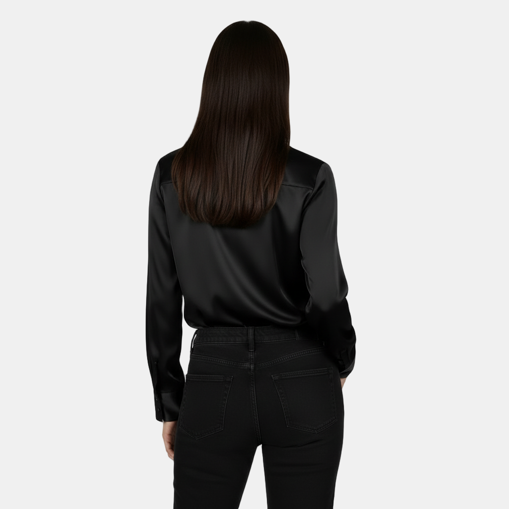 Top Manga Larga Mujer Otoño/Invierno - Escote V, Elegante y Cómodo