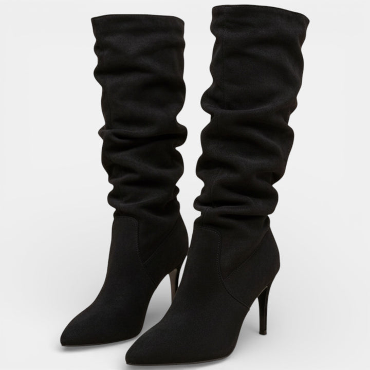 Botas de Tacón de Aguja para Mujer - Ante Elegante