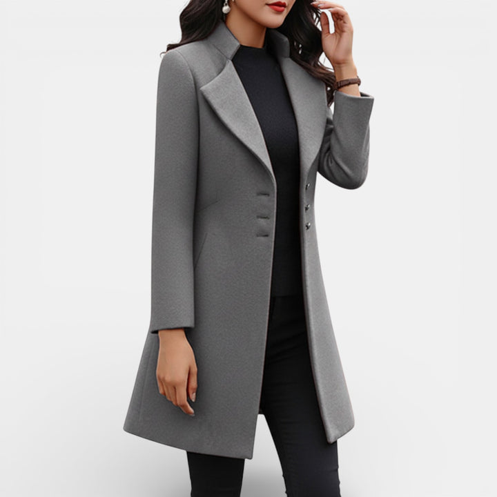 Abrigo Largo Entallado para Mujer