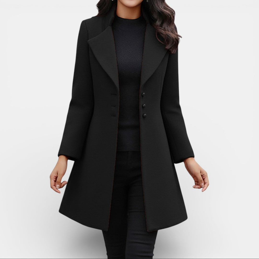 Abrigo Largo Entallado para Mujer