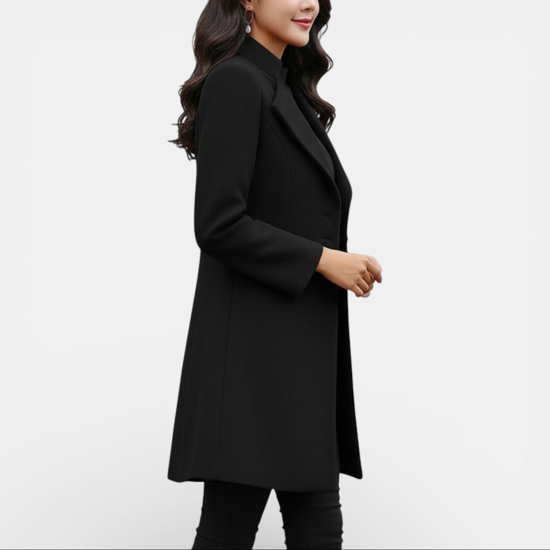Abrigo Largo Entallado para Mujer