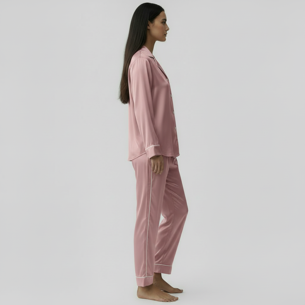 Pijama de Seda para Mujer – Suave, Cómodo y Elegante