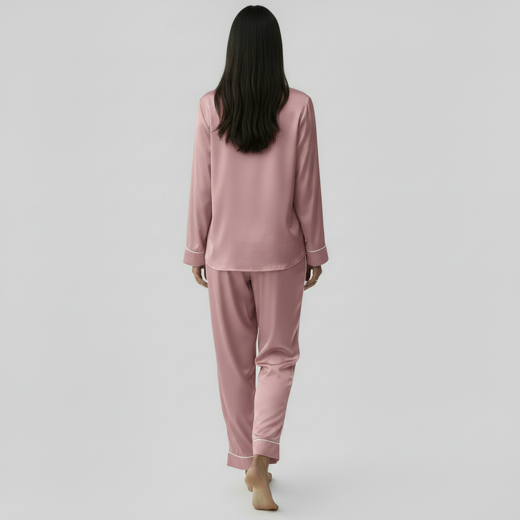 Pijama de Seda para Mujer – Suave, Cómodo y Elegante