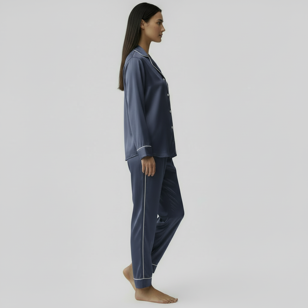Pijama de Seda para Mujer – Suave, Cómodo y Elegante