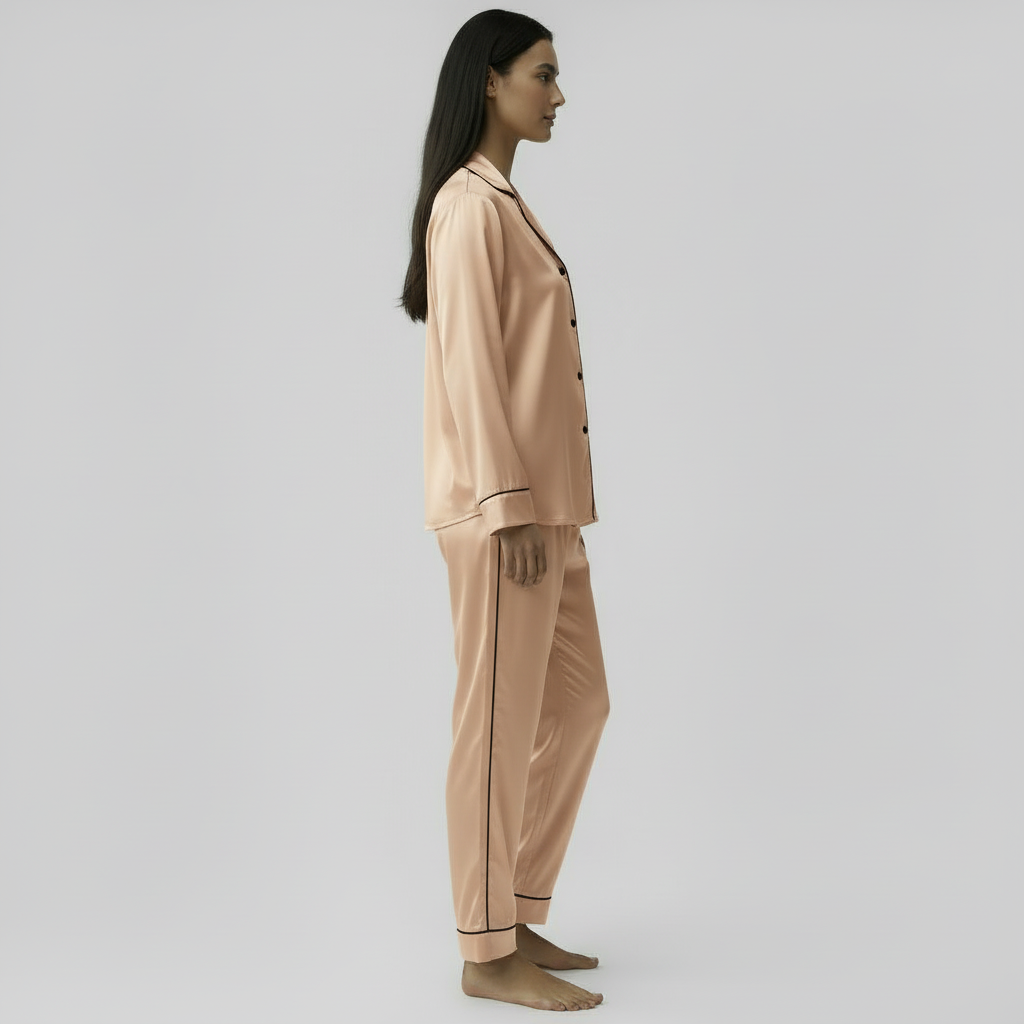 Pijama de Seda para Mujer – Suave, Cómodo y Elegante